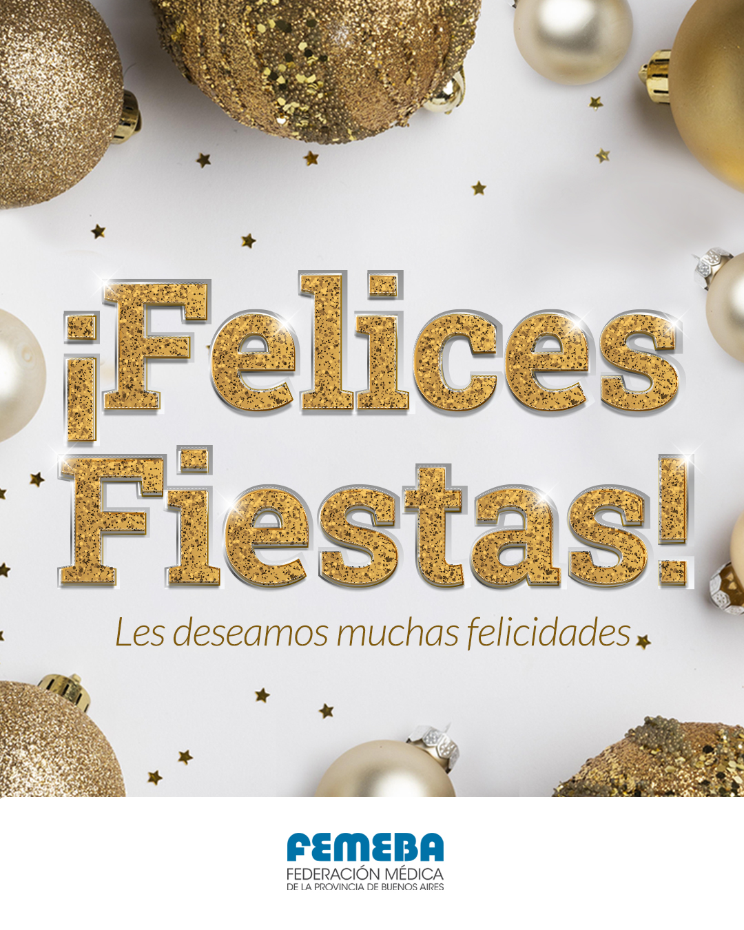 Les deseamos feliz navidad y próspero año nuevo